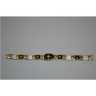 Gold& Silver Womens Magnetic Bracelet Cross