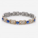 DM-1056-blue Women's Designer Stainless Steel Bracelet
