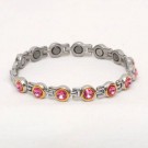 DM-1155T PINK Women's Designer Stainless Steel Bracelet
