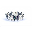 DM-KM-0301 Multi-Colored Pearl Butterfly Bracelet